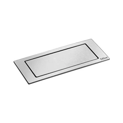 Afbeelding van EVOline BackFlip, 2 stuks Schuko stopcontacten, 1 st. USB C oplader, roestvrij staal