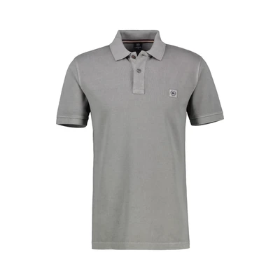 Afbeelding van Lerros Regular FIT Poloshirt, Heren, Maat: Large, Basalt grey (277)