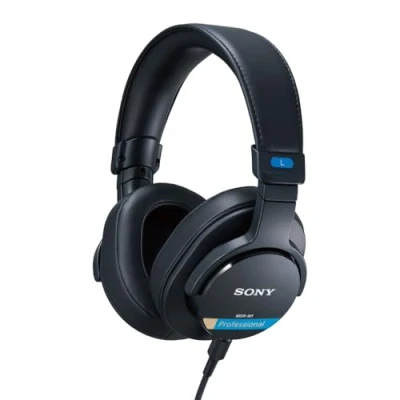 Afbeelding van Sony MDR M1 studio Hoofdtelefoon met gesloten achterkant Bedraad, Ultra Wideband Afspelen (5Hz 80kHz), ideaal voor opname en mixen, lichtgewicht ontwerp (216 g), inclusief 2 afneembare