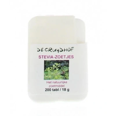 Afbeelding van Cruydhof Stevia extract zoetjes dispenser 200 tabletten