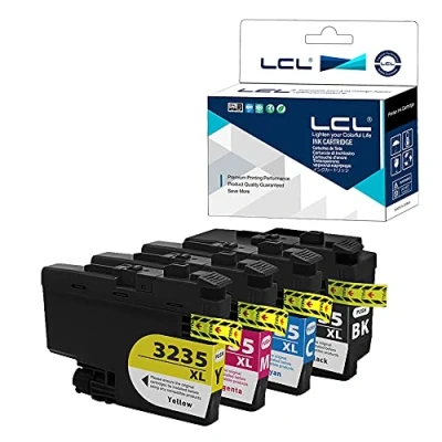 Afbeelding van LCL Compatibel inktcartridge LC 3235 LC3235 XL LC3235XL LC3235BK 3235XLBK 3235XLC 3235XLM 3235XLY Pigment (1 zwart 1 cyaan magenta geel) vervanging voor Brother DPC J1100DW