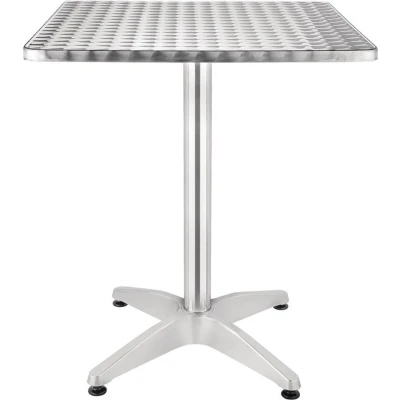Afbeelding van Bolero alumiminium tafel met RVS blad 60cm