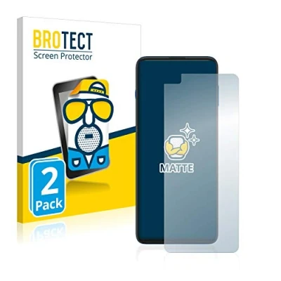 Afbeelding van BROTECT (2 Stuks) Antireflecterende Beschermfolie voor Motorola G100 Anti Glare Screen Protector, Mat, Ontspiegelend