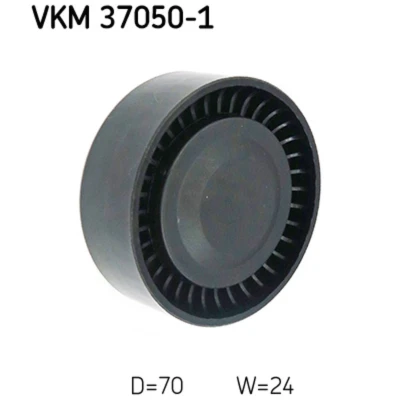 Afbeelding van Geleide rol/omdraairol, Poly V riem SKF VKM 37050 1
