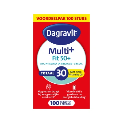 Afbeelding van 3x Dagravit Totaal 30 Vitaal 50+ 100 tabletten