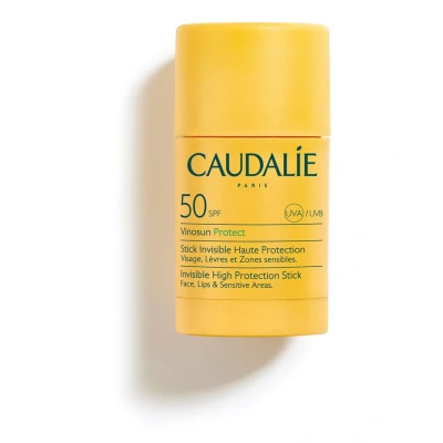 Afbeelding van Caudalie Invisible High Protection stick SPF50 travel size zonnebrand voor het gezicht 15 gam