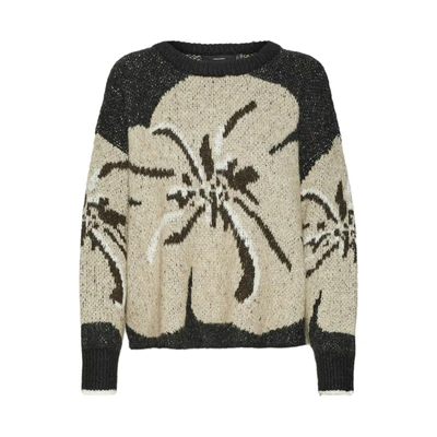 Afbeelding van Vero Moda Vmmadison Oneck Trui, Dames, Maat: XS, Black