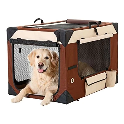 Afbeelding van Karlie Smart Top de Luxe hondentransportbox, 76 x 51 48 cm, beige/bruin