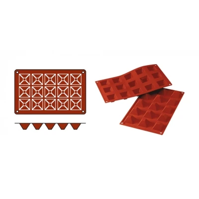 Afbeelding van bakmat Pyramid Mini, 070061, Silikomart