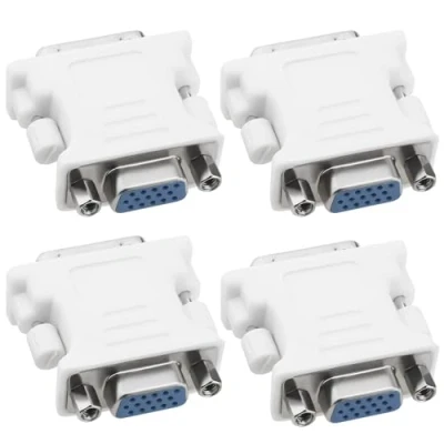 Afbeelding van Create idea 4 stks DVI 24+1 naar VGA Grafische kaart Adapter Mannelijke Vrouwelijke Poort Converter voor Projector Monitor Laptop