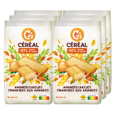 Afbeelding van 6x Céréal Amandelcakejes 175 gr