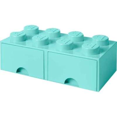 Afbeelding van LEGO® Opbergbox met Lades Azuurblauw 50 x 25 18 cm
