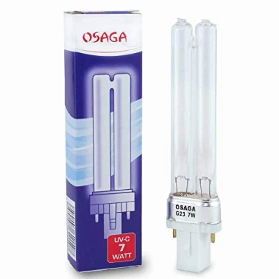 Afbeelding van 3x UVC lamp 7 Watt PL G23 vervangende fluorescentielamp UV C