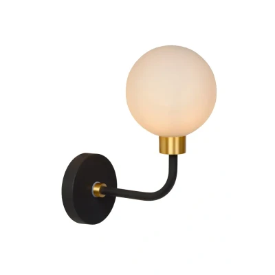 Afbeelding van Lucide BEREND Wandlamp 1xG9 IP44 Zwart