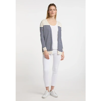 Afbeelding van Cardigan DREIMASTER L / Off White Marine 100% Viscose