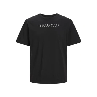 Afbeelding van JACK &amp; JONES JJSETRA Tee SS Crew Neck, zwart, M