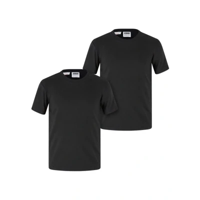 Afbeelding van Urban Classics TEE 2PACK Tshirt basic voor kinderen, Maat: 134/140, Black+black
