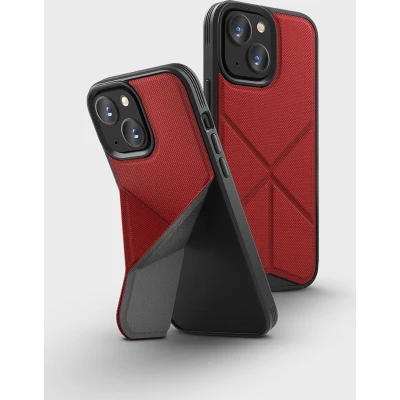 Afbeelding van Apple iPhone 13 MagSafe Hoesje TPU Uniq Backcover Rood Telefoonhoesje
