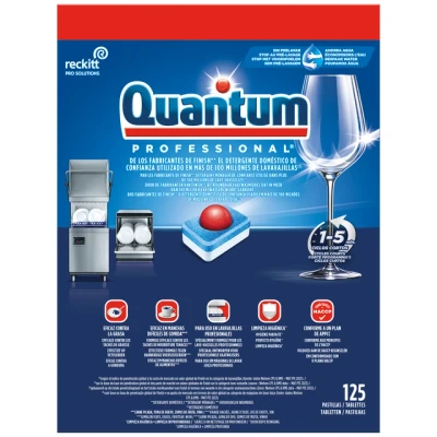Afbeelding van Vaatwastabletten Quantum Pro All in one 125 stuks