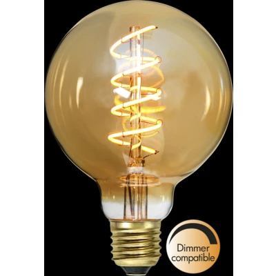 Afbeelding van Star Trading G95 Bol E27 3.2W Super Warm Wit 2200K Dimbaar