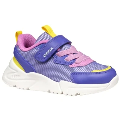 Afbeelding van Geox Meisje Loftus A Sneakers, Fluo Paars Fuchsia, 34 EU