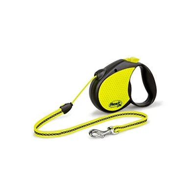 Afbeelding van Flexi neon koord M Zwart 5 meter