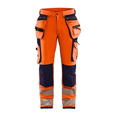 Afbeelding van Blaklader Multinorm inherent werkbroek 1488 1513 Marineblauw/Oranje