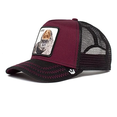 Afbeelding van Goorin Bros Trucker THE BOSS Pet, Heren, Maat: One Size, Rot