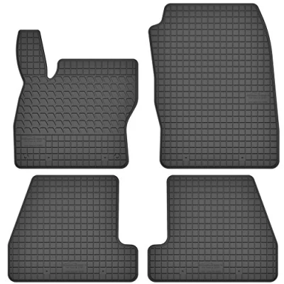 Afbeelding van rubberen matten vloermatten set voor Ford Focus MK3 (2010 2018) precies passend