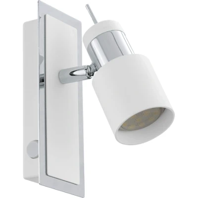 Afbeelding van EGLO Davida Opbouwspot GU10 Staal Wit;Chroom