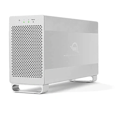 Afbeelding van OWC Mercury Elite Pro Dual (0 TB) Bay RAID USB 3.2 (5 Gb/s) + eSATA externe opslagbehuizing voor 3,5 inch SATA schijven