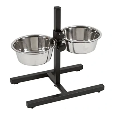 Afbeelding van Kerbl Voerbakken met standaard 2 x 1800ml