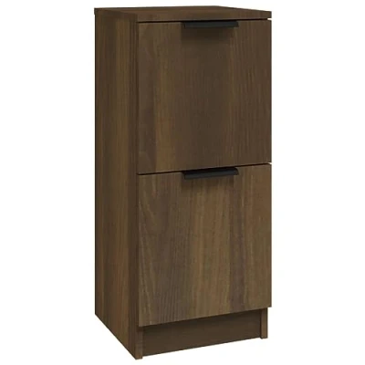 Afbeelding van vidaXL Dressoir 30x30x70 cm bewerkt hout bruin eikenkleur