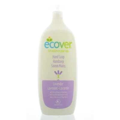 Afbeelding van Ecover Handzeep Lavendel &amp; Aloe Vera Literfles Voordeelverpakking 6x1LT