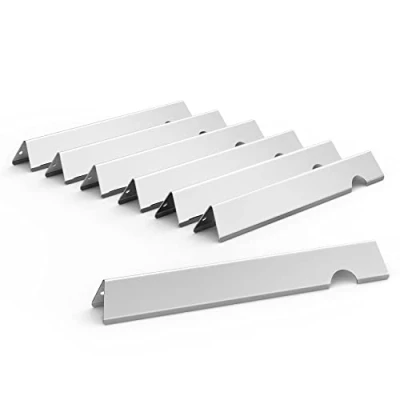 Afbeelding van Onlyfire RVS Flavorizer Bars voor Weber Genesis II/LX 400 serie barbecues, Reserveonderdelen 66033, set van 7