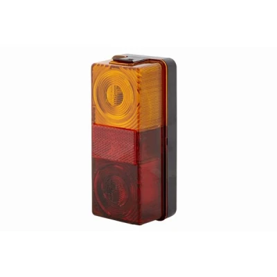 Afbeelding van HELLA VALUEFIT Achterlicht Gloeilamp 12V / 24V Opbouw/Geschroefd ECE Lenskleur: Rood Geel Stekker: Platte stekker links/rechts Aantal: 1 2VA 998 531 031