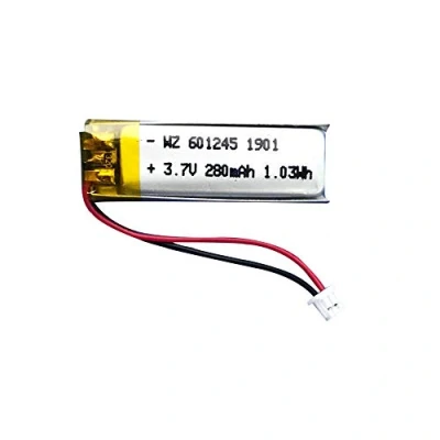 Afbeelding van Werks Directe Vertrieb 3,7 V lithium polymeer accu 601245 280 mAh Bluetooth luidsprekerbehuizing batterij