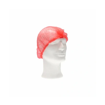 Afbeelding van Haarnetjes CMT Haarnet Clip Cap PP Non Woven Rood Maat XL 58cm