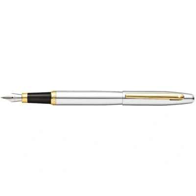 Afbeelding van Sheaffer VFM Chrome GT Vulpen Schrijfwijze: Medium Kleur: Chroom De Vulpenwereld