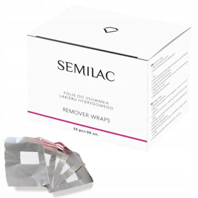 Afbeelding van Semilac Aluo Nagellak Remover Wrapper 50 stuks