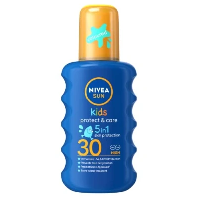 Afbeelding van NIVEA Sun Zonnemelk Kids Protect &amp; Care Factor 30 Spray, 200 ml