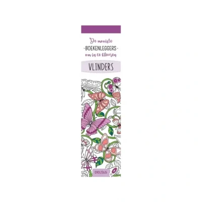 Afbeelding van De mooiste kleurboekenleggers om in te kleuren Vlinders (Paperback)