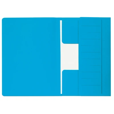 Afbeelding van Dossiermap Secolor Mammoet folio 3 kleppen 270gr blauw
