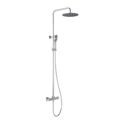 Afbeelding van MAY Thermostatische regendoucheset opbouw Chroom