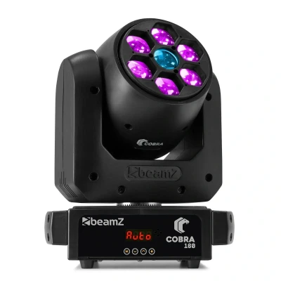 Afbeelding van BeamZ Cobra160 100 Watt Spot Moving Head met 6x 10 RGBW B Eye