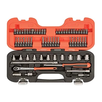 Afbeelding van Bahco SL65 65 delig Dopsleutelset 1/4&quot; Met Slanke ratel
