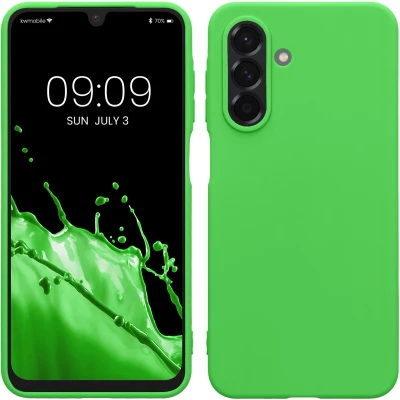 Afbeelding van kwmobile telefoonhoesje geschikt voor Samsung Galaxy A26 5G Hoesje smartphone Back cover in limoengroen