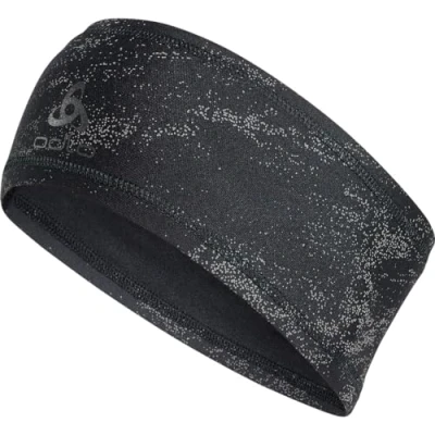 Afbeelding van Odlo Polyknit Warme Eco hoofdband met reflecterende details, zwart, Eén maat
