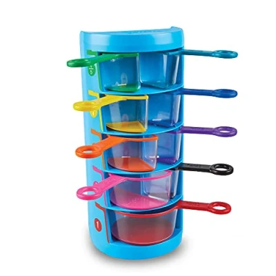 Afbeelding van Learning Resources hand2mind Rainbow Fraction Meten Bekers 9 Stuk Set