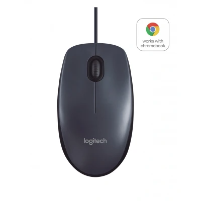 Afbeelding van LOGITECH B100 optische 3 knops muis 1000dpi USB zwart